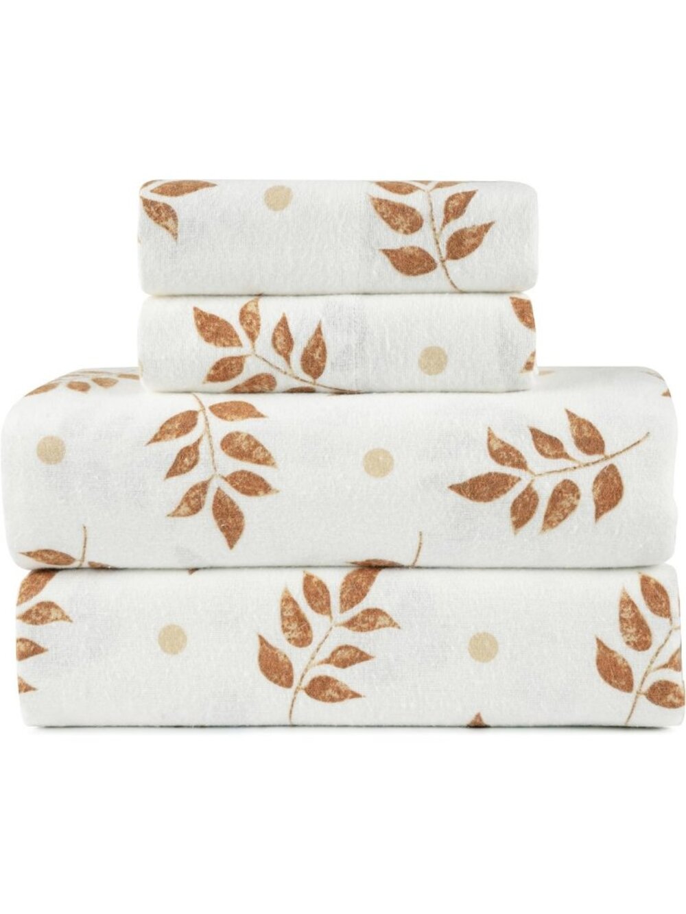 Cozy King Flannel Sheet Set | Heavyweight Cotton, Deep Pocket, Velvety Soft | 4